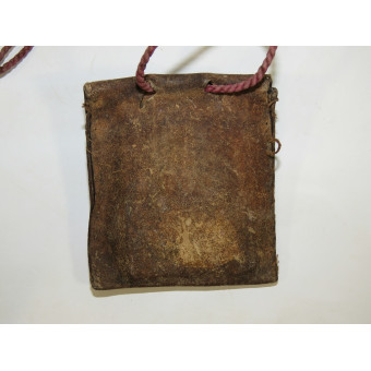 Pochette en cuir pour la plaque didentification dun soldat allemand. Espenlaub militaria