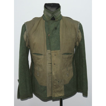 1941 Model Wehrmacht Tunic for a Funker with Shoulder Boards Lemon-Yellow Piping. Espenlaub militaria