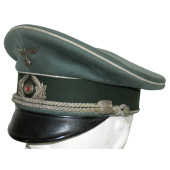 Gorra de oficial de infantería de la Wehrmacht