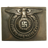 Early Nickel-Silver SS 24 Buckle for SS- VT A-SS and SSTV