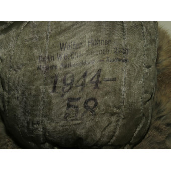 Bonnet dhiver pour le personnel de la Waffen-SS et de la Wehrmacht. Espenlaub militaria