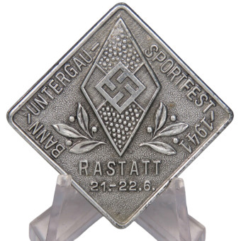 Bann I Untergau I Sportfest Rastatt 21–22.6 Badge. Espenlaub militaria