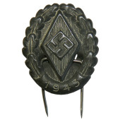 Hitlerjugend Reichssportwettkämpfe 1943 Winner’s Pin, 2nd Type