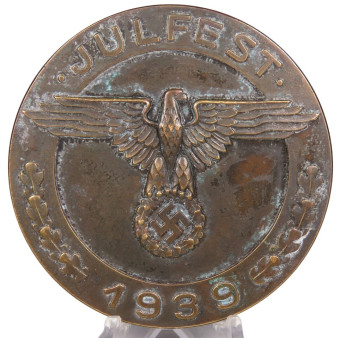 SS Julfest 1939 Commemorative Medal – Deschler & Sohn. Espenlaub militaria