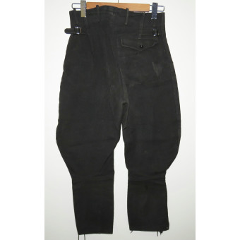 Hitlerjugend Leader Breeches, Black Kord. Espenlaub militaria