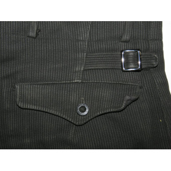 Hitlerjugend Leader Breeches, Black Kord. Espenlaub militaria