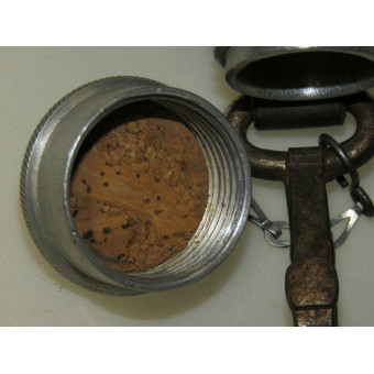 HJ / SS-VT / Allgemeine-SS Canteen in Black Cover, Pre-War Issue. Espenlaub militaria