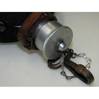 HJ / SS-VT / Allgemeine-SS Canteen in Black Cover, Pre-War Issue. Espenlaub militaria