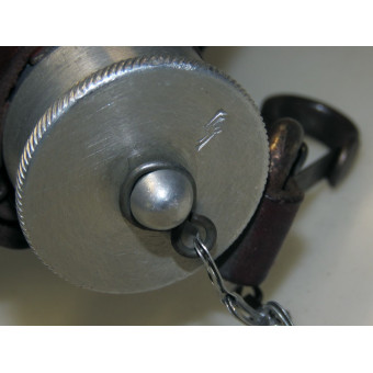 HJ / SS-VT / Allgemeine-SS Canteen in Black Cover, Pre-War Issue. Espenlaub militaria