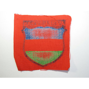 Azerbaijani Volunteer Wehrmacht Sleeve Shield. Espenlaub militaria