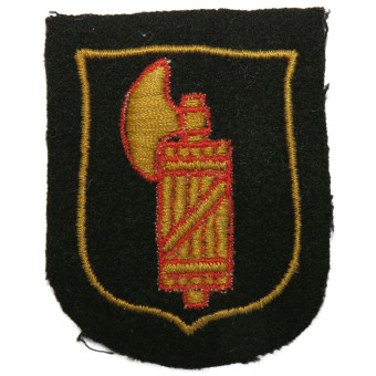 Italian Waffen-SS Volunteer Sleeve Shield, Dachau Type. Espenlaub militaria