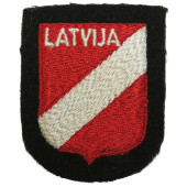 Latvian Legion Waffen-SS Sleeve Shield, 19th Division, Dachau Type
