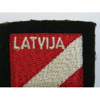 Latvian Legion Waffen-SS Sleeve Shield, 19th Division, Dachau Type. Espenlaub militaria