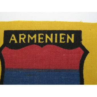 Printed Wehrmacht Volunteer Sleeve Shield for Armenians. Espenlaub militaria