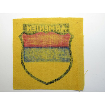 Printed Wehrmacht Volunteer Sleeve Shield for Armenians. Espenlaub militaria