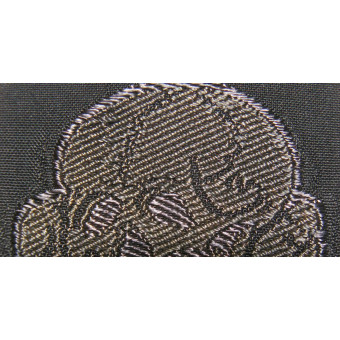 Waffen-SS Cap Skull, BeVo Woven Type. Espenlaub militaria