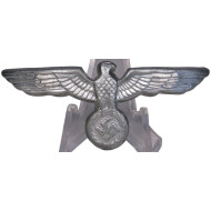 Wehrmacht Cap Eagle, Zinc, Mid to Late War