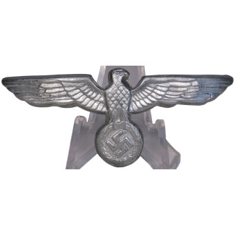 Wehrmacht Cap Eagle, Zinc, Mid to Late War. Espenlaub militaria