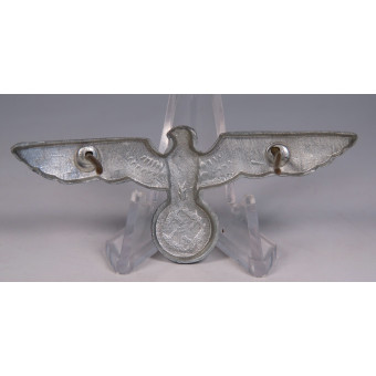 Wehrmacht Cap Eagle, Zinc, Mid to Late War. Espenlaub militaria