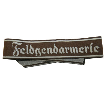 Wehrmacht Heer Feldgendarmerie Cuff Title for NCOs. Espenlaub militaria