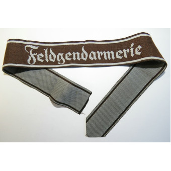 Wehrmacht Heer Feldgendarmerie Cuff Title for NCOs. Espenlaub militaria