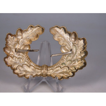 Wehrmacht Visor Cap Wreath, Early Issue circa 1937. Espenlaub militaria