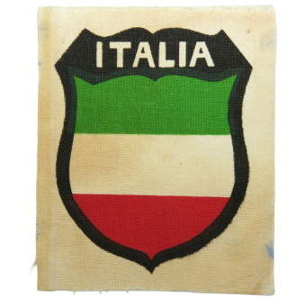 Wehrmacht Volunteer Sleeve Shield for Italians ITALIA. Espenlaub militaria