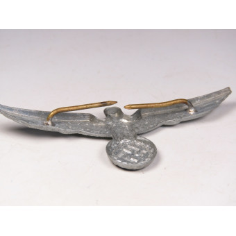 Wehrmacht Zinc Cap Eagle, Mid to Late War. Espenlaub militaria