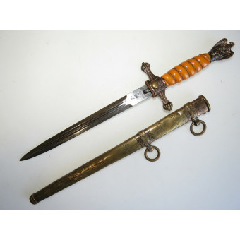 Kriegsmarine Officer Dagger, Eichhorn Solingen, Parts Only. Espenlaub militaria
