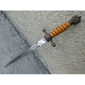 Kriegsmarine Officer Dagger, Eichhorn Solingen, Parts Only. Espenlaub militaria
