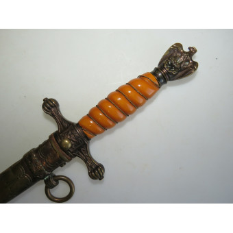 Kriegsmarine Officer Dagger, Eichhorn Solingen, Parts Only. Espenlaub militaria