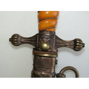 Kriegsmarine Officer Dagger, Eichhorn Solingen, Parts Only. Espenlaub militaria