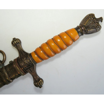 Kriegsmarine Officer Dagger, Eichhorn Solingen, Parts Only. Espenlaub militaria