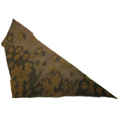 Waffen-SS Camouflage Fabric Fragment, Platanenmuster with Overprinted Eichenlaubmuster