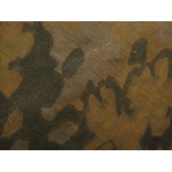 Waffen-SS Camouflage Fabric Fragment, Platanenmuster with Overprinted Eichenlaubmuster. Espenlaub militaria