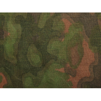 Waffen-SS Rauchtarnmuster Camouflage Fabric Fragment, Blurred Edge. Espenlaub militaria