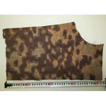 Waffen-SS Rauchtarnmuster Camouflage Fabric Fragment, Blurred Edge. Espenlaub militaria
