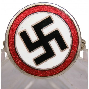 16 mm badge of sympathizers of the German National Socialist Party. Espenlaub militaria