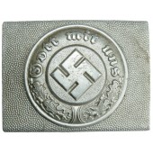 Hebilla de la Polizei alemana del III Reich. Con medallón separado