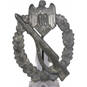 ISA-Infanterie aanval badge in zilver S.H.u.Co 41