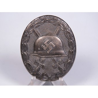 LDO CASED ÜBERGROßE. Deschler of Wiedmann Wound Badge in Silver 1939. Espenlaub militaria