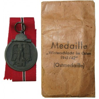 Medalle Winterschlacht im osten 1941/42 (Ostmediaille). Katz e Deyhle. menta. Espenlaub militaria