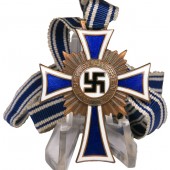 Pre WW2 German Cross " Der Deutsche Mutter" 1938. III class, Bronze