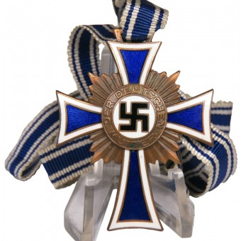 Pre WW2 Croce tedesca Der Deutsche Mutter 1938. III Classe, Bronzo. Espenlaub militaria