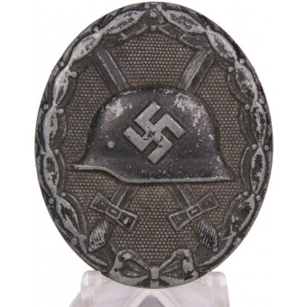 The black grade of the wound badge 1939 marked ESP. Zinc. Espenlaub militaria