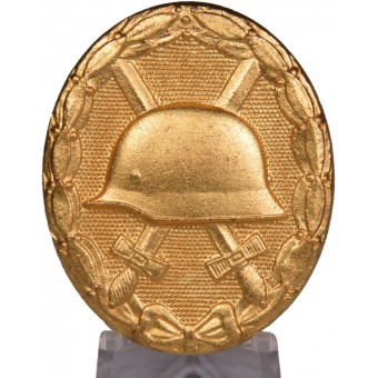 Verwundetenabzeichen, 1957, en oro. Espenlaub militaria