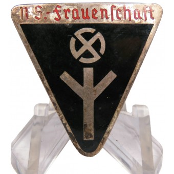 Kolmannen valtakunnan NS-Frauenschaft-jäsenmerkin naisliitto. 34 mm. RZM M1/15. Espenlaub militaria