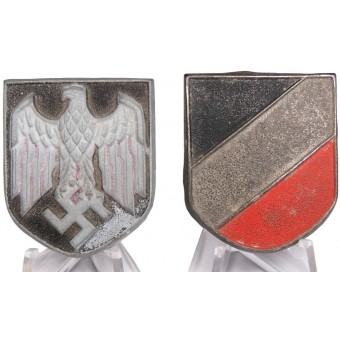Set van Wehrmacht Tropische Pith Helmet Shields. Espenlaub militaria