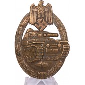 Panzerkampfabzeichen, Schickle, Otto. Bronze grade
