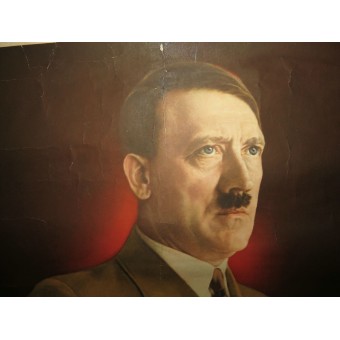 Poster de propagande avec Hitler: Ein Volk, Ein Reich, Ein Führer!. Espenlaub militaria